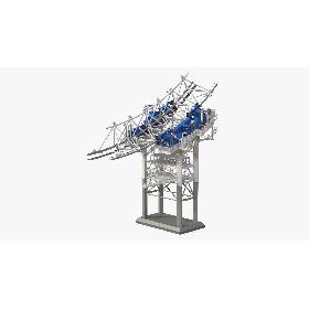 Ferris Wheel Fragment 3D model